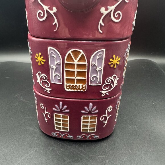 Anthropologie Ginger Ceramic Stoneware Tea For 2 Teapot Mug Set Stackable NEW - Picture 6 of 13